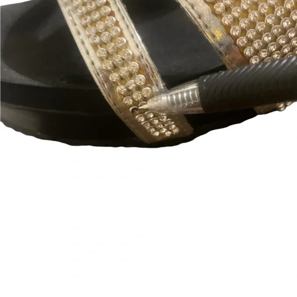 Volatile Silver Sparkling Sandals - Picture 6 of 6